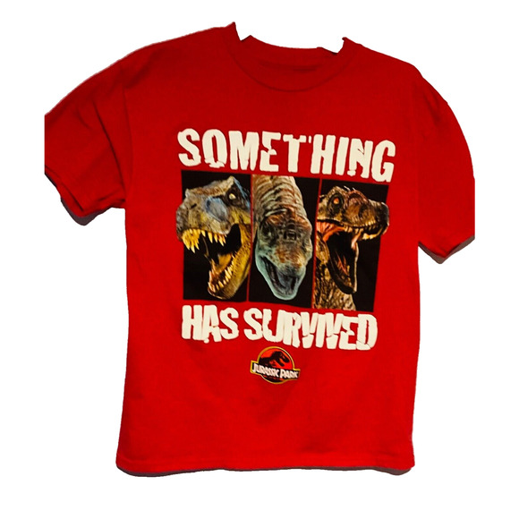 JURASSIC ®PARK World T-Rex dinosaur Boys T-shirt - Picture 1 of 3